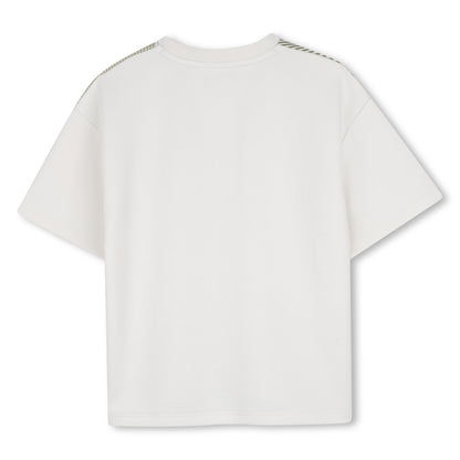 Boss - T-shirt, cream and sage