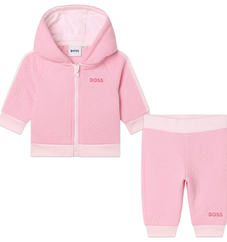 Boss, Jogging Suits, Boss - Baby girls pink jogging set