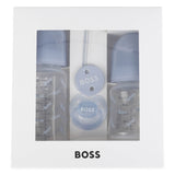 Boss, baby bottles, Boss - "Little Boss' pale blue bottle set and dummy