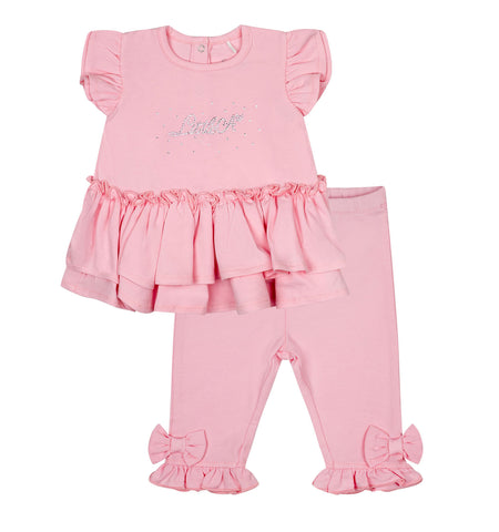 Little A, 2 piece legging sets, Little A - Pink 2 piece legging set, Jackie