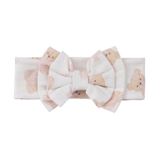 Little A, Headbands, Little A - Bear print headband