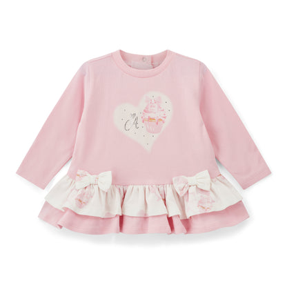 Little A - Cupcake 2 piece legging set, Jade