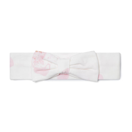 Little A - White and pink headband, Katalina