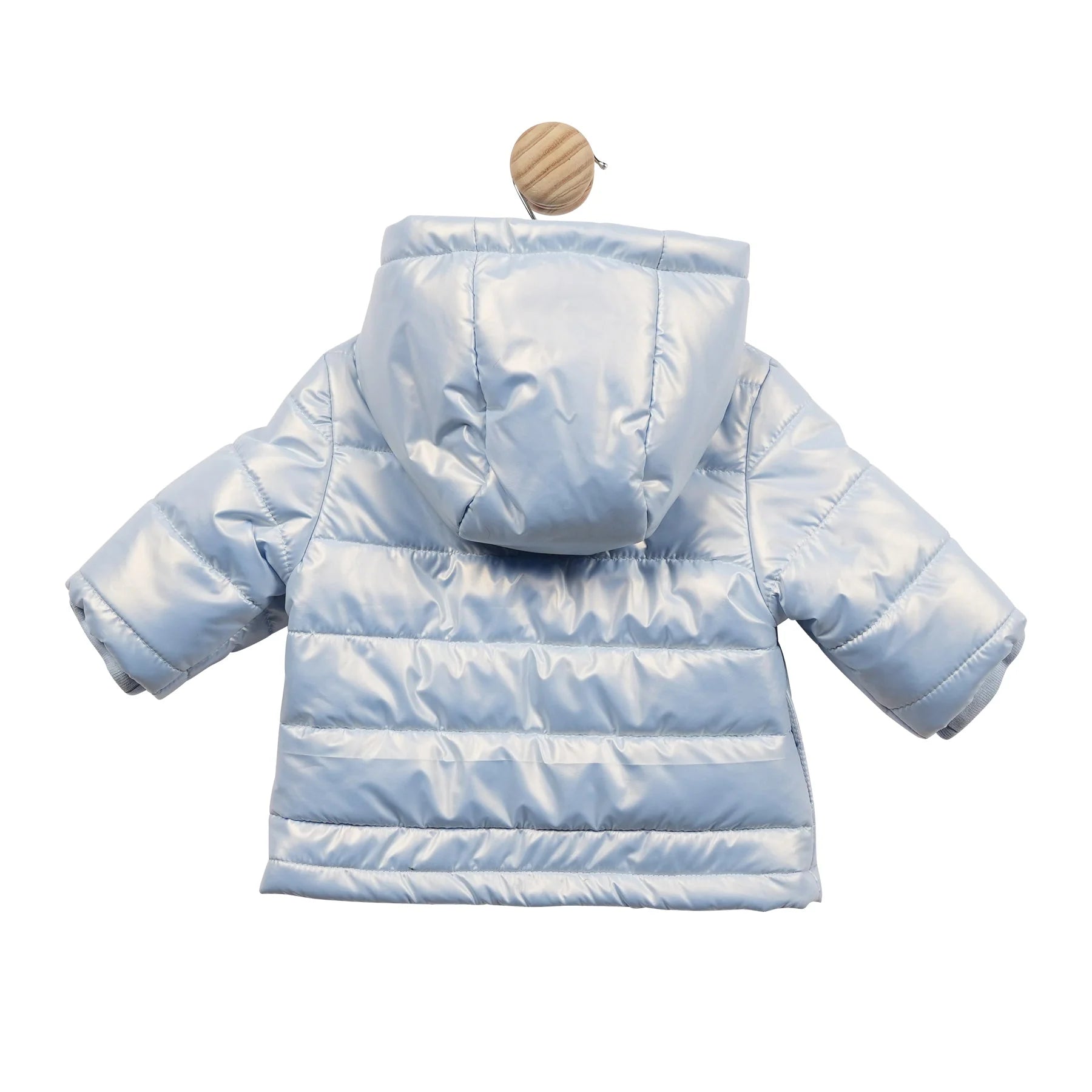 Mintini, Coats & Jackets, Mintini - Pale blue jacket with hood