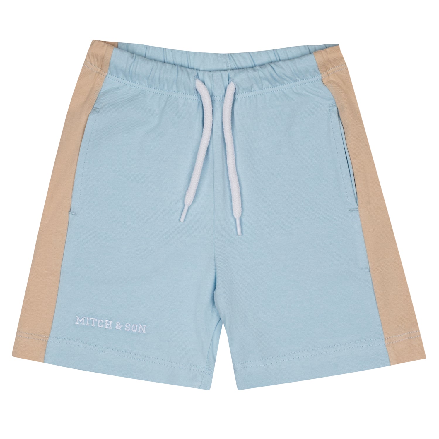 Mitch & Son, 2 piece shorts sets, Mitch & Son - 2 piece shorts set, white and sky blue, Toby, 5yrs only