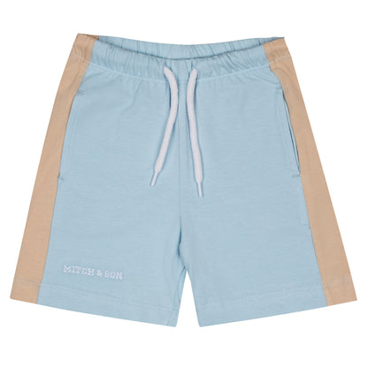 Mitch & Son, 2 piece shorts sets, Mitch & Son - 2 piece shorts set, white and sky blue, Toby, 5yrs only