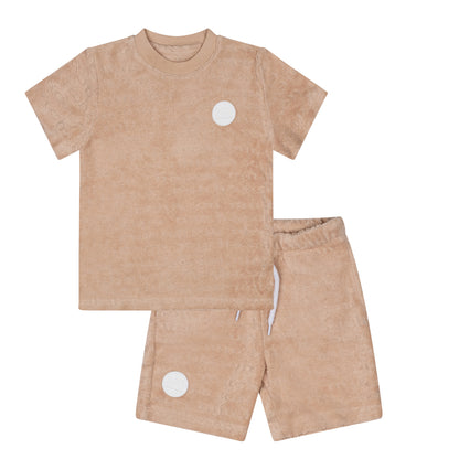 Mitch & Son, 2 piece shorts set, Mitch & Son - 2 piece shorts set, sand, Terry