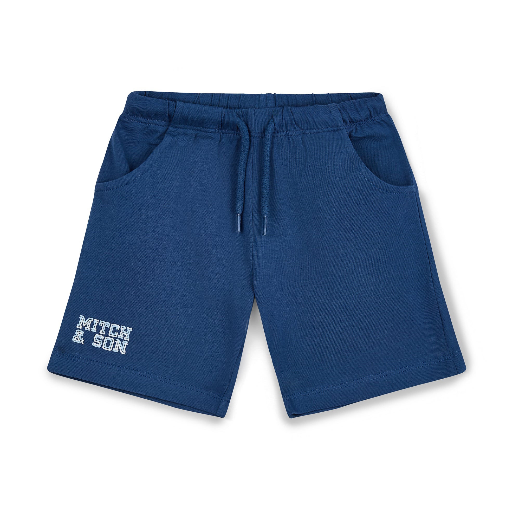 Mitch & Son, 2 piece shorts outfits, Mitch & Son - Blue 2 piece shorts outfit, polo T-shirt and shorts