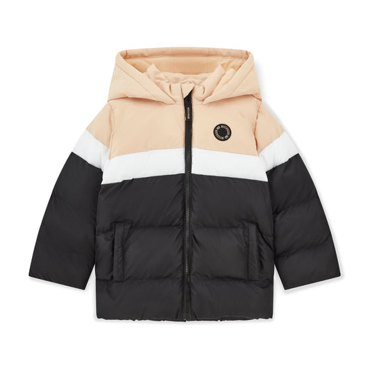 Mitch & Son - Sand and black padded jacket, Levi