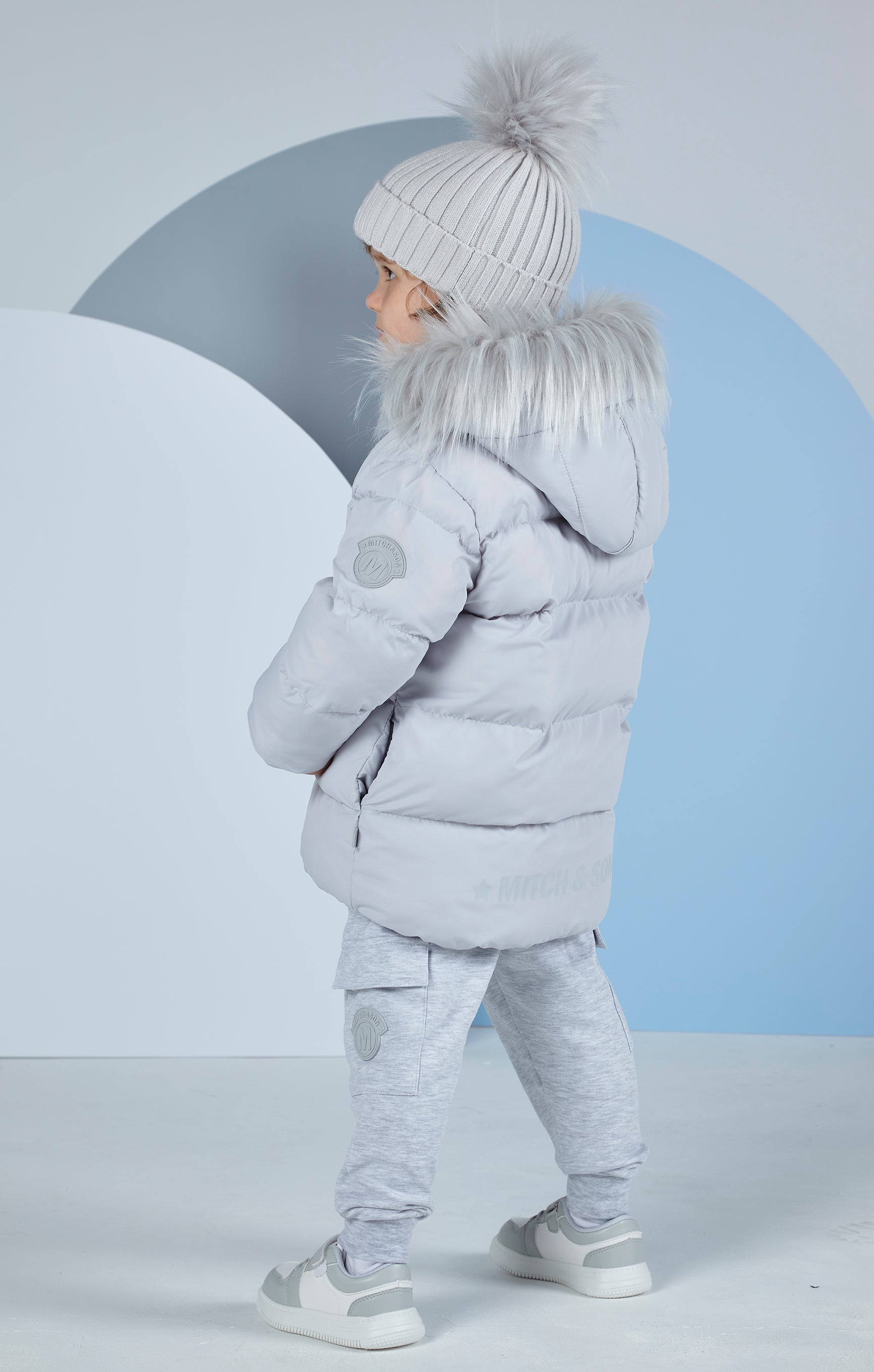 Mitch & Son, Coats & Jackets, Mitch & Son - Sky blue padded jacket, Niko