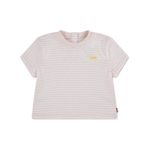 Levi's - Pink and white stripe T-shirt