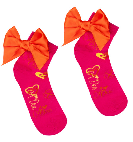 A'Dee, Socks, A'Dee - Hot pink socks,