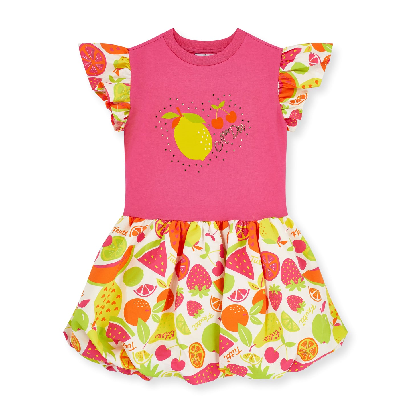 A'Dee - Tutti Frutti puff ball dress