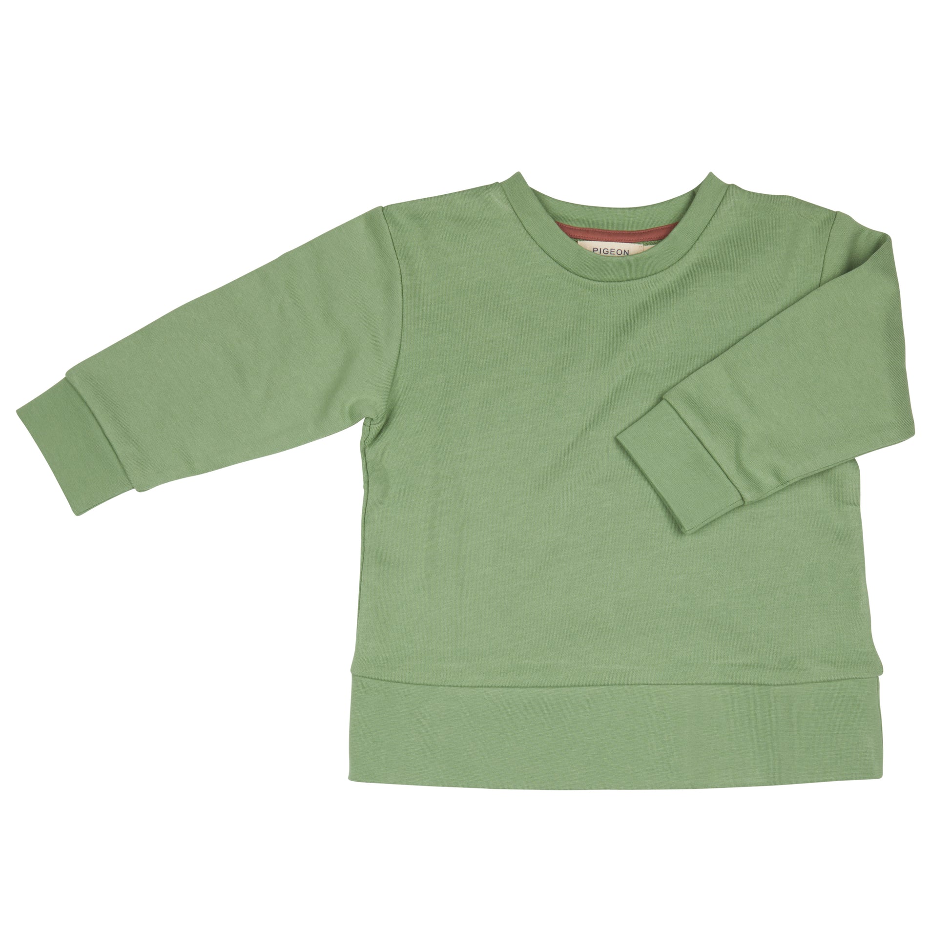 Pigeon Organics, Tops, Pigeon Organics - Jersey boxy sweatshirt, green