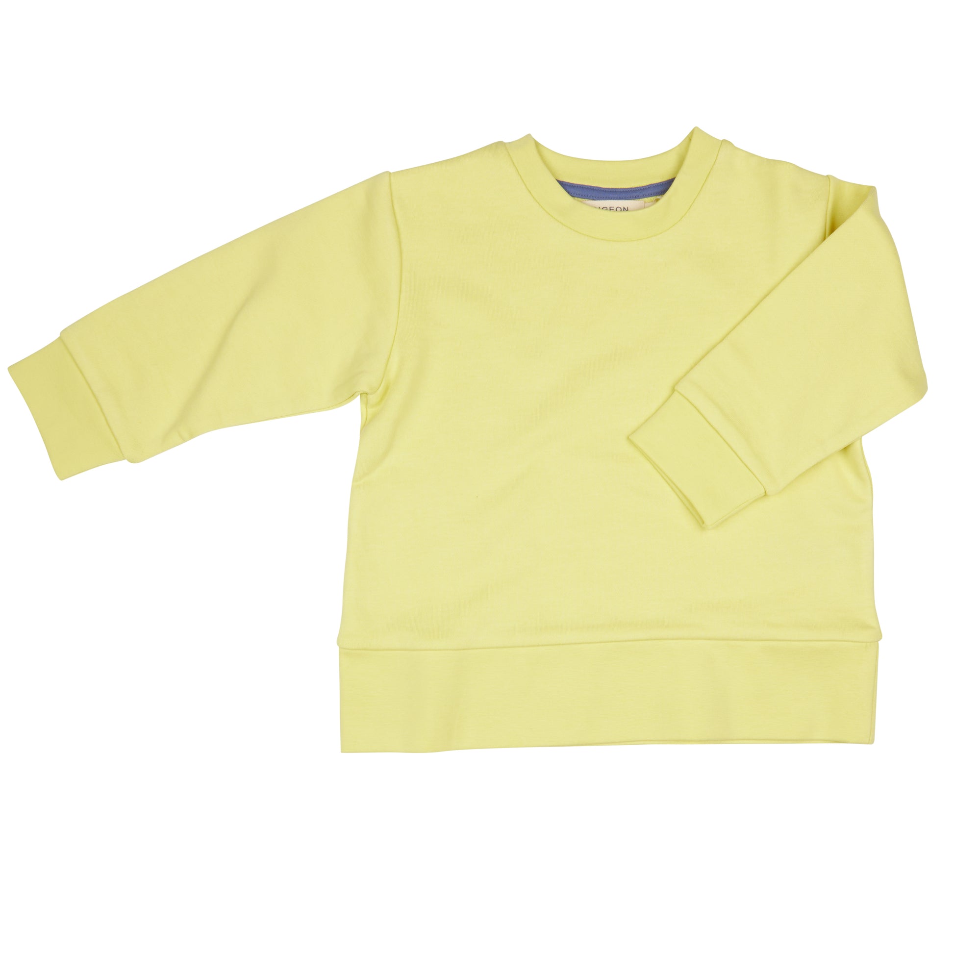 Pigeon Organics, Tops, Pigeon Organics - Jersey boxy sweatshirt, lemon