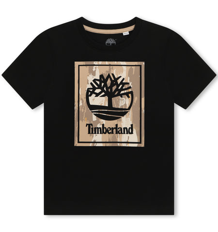 Timberland, T-shirts, Timberland - Kids T-Shirt, Black
