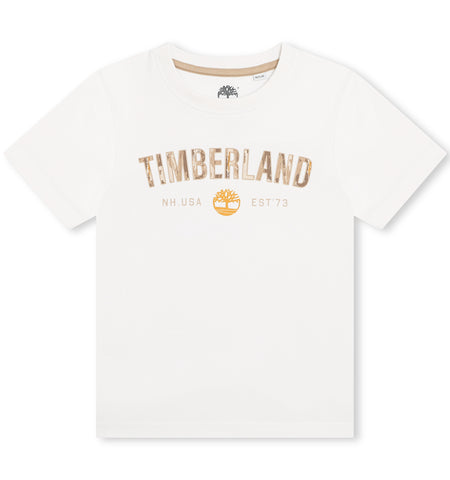 Timberland, T-shirts, Timberland - Kids T-Shirt, White