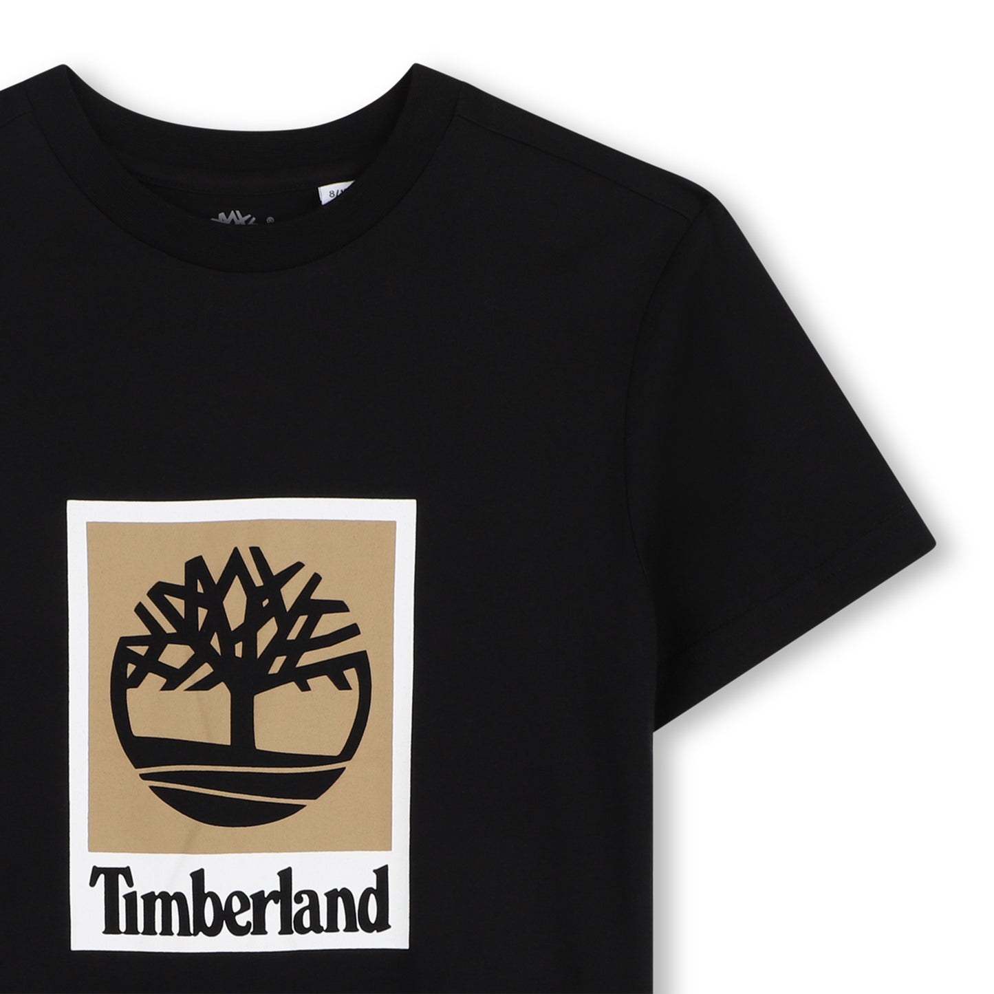 Timberland - Black T-shirt with Timberland front print
