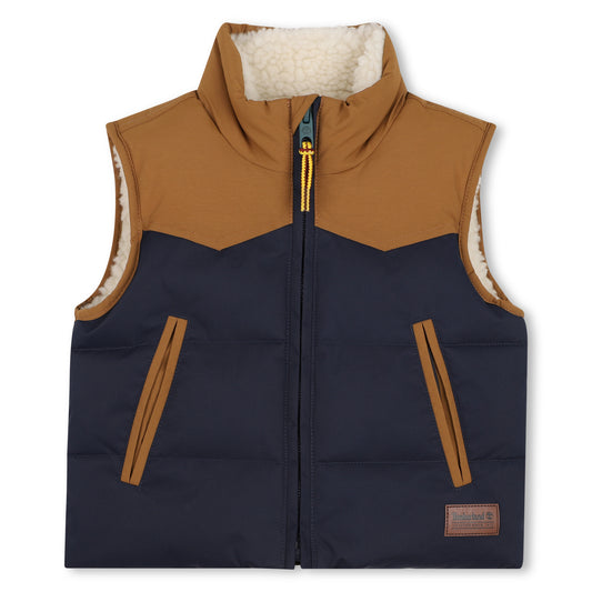 Timberland - Navy and tan gilet