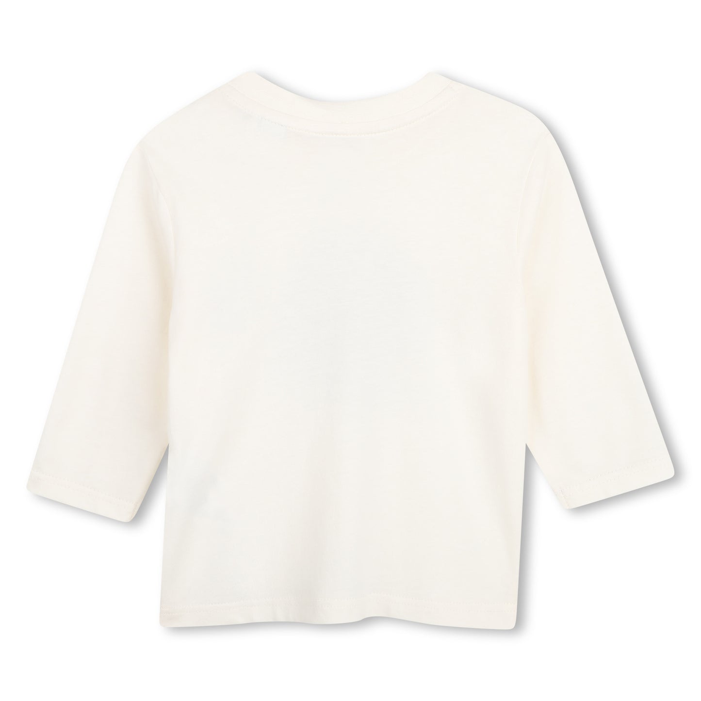 Timberland - Cream long sleeved T-Shirt with front print