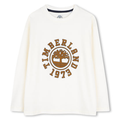 Timberland - Cream long sleeved T-shirt
