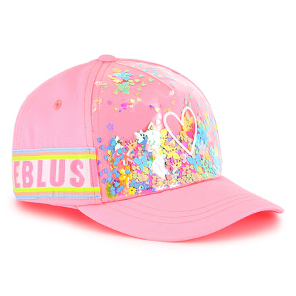 Billieblush, hats, "Coming Soon" Billieblush - Pink sun cap