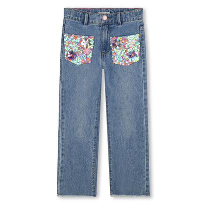 Billieblush, Jeans, Billieblush - Jeans with sequin pocket details