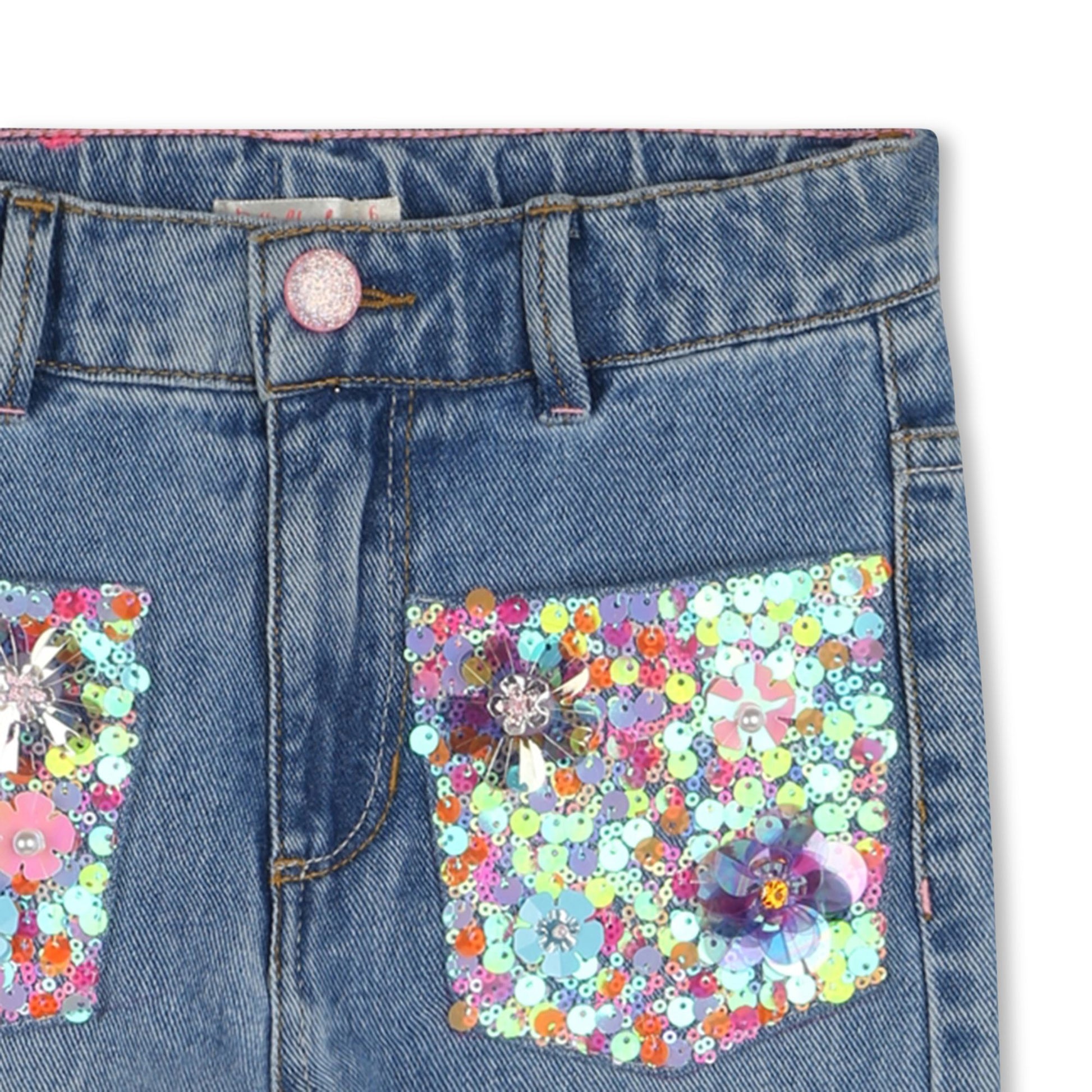 Billieblush, Jeans, Billieblush - Jeans with sequin pocket details