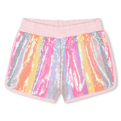 Billieblush, shorts, Billieblush - Multi-coloured sequin shorts