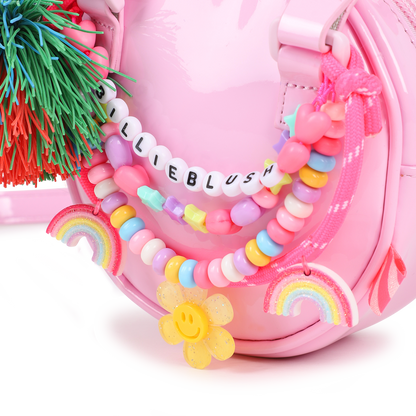 Billieblush - Bag, pink with beads