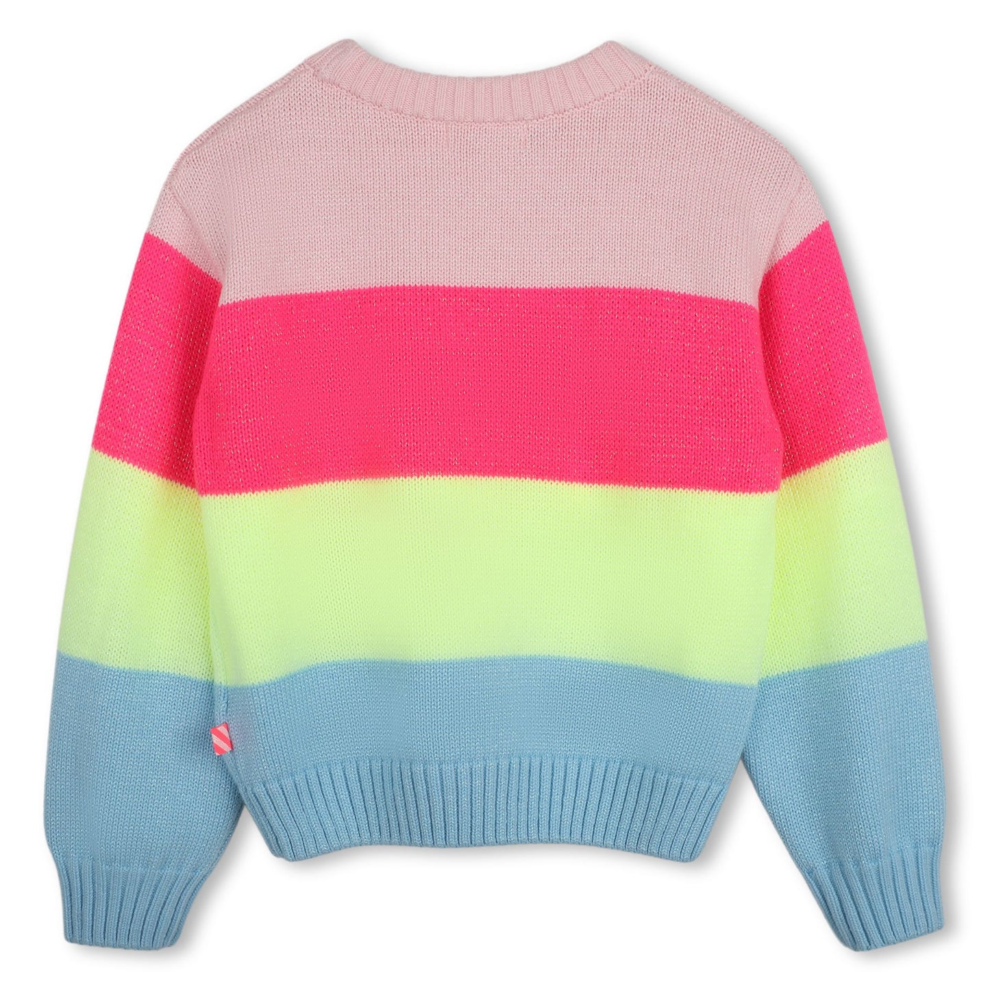 Billieblush - Multi coloured stripe knit sweater
