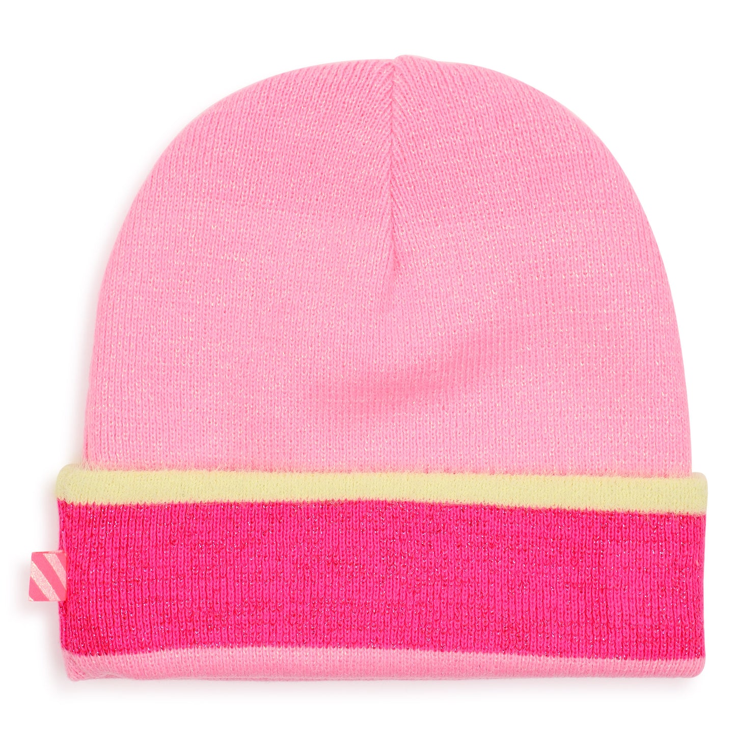 Billieblush - Pink sparkle knit pull on hat