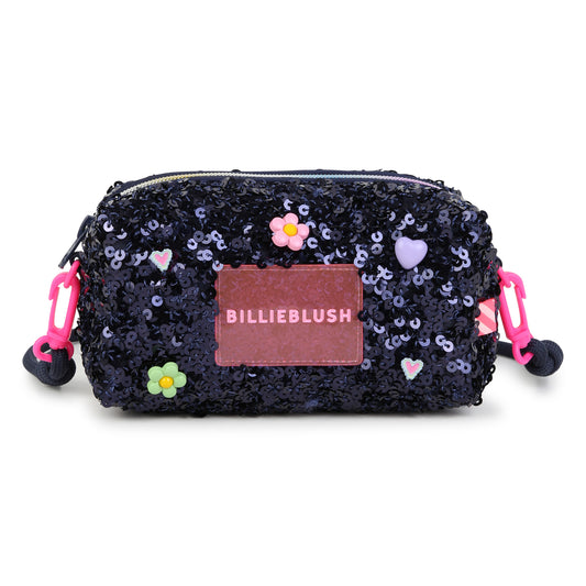 Billieblush - Navy sequin shoulder bag