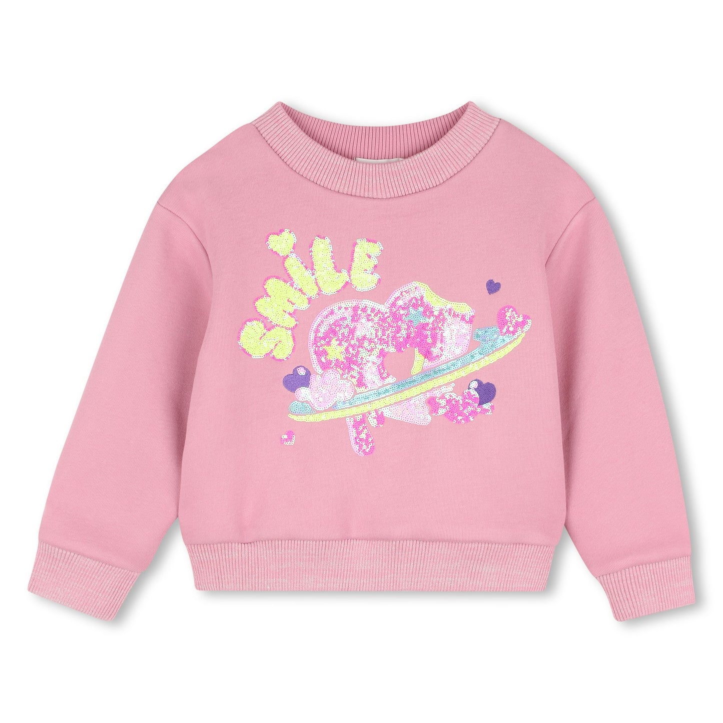 Billieblush - Lilac "Smile" sweat top