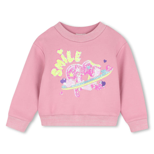 Billieblush - Lilac "Smile" sweat top