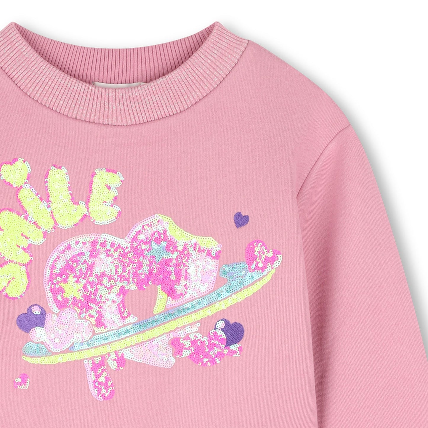 Billieblush - Lilac "Smile" sweat top