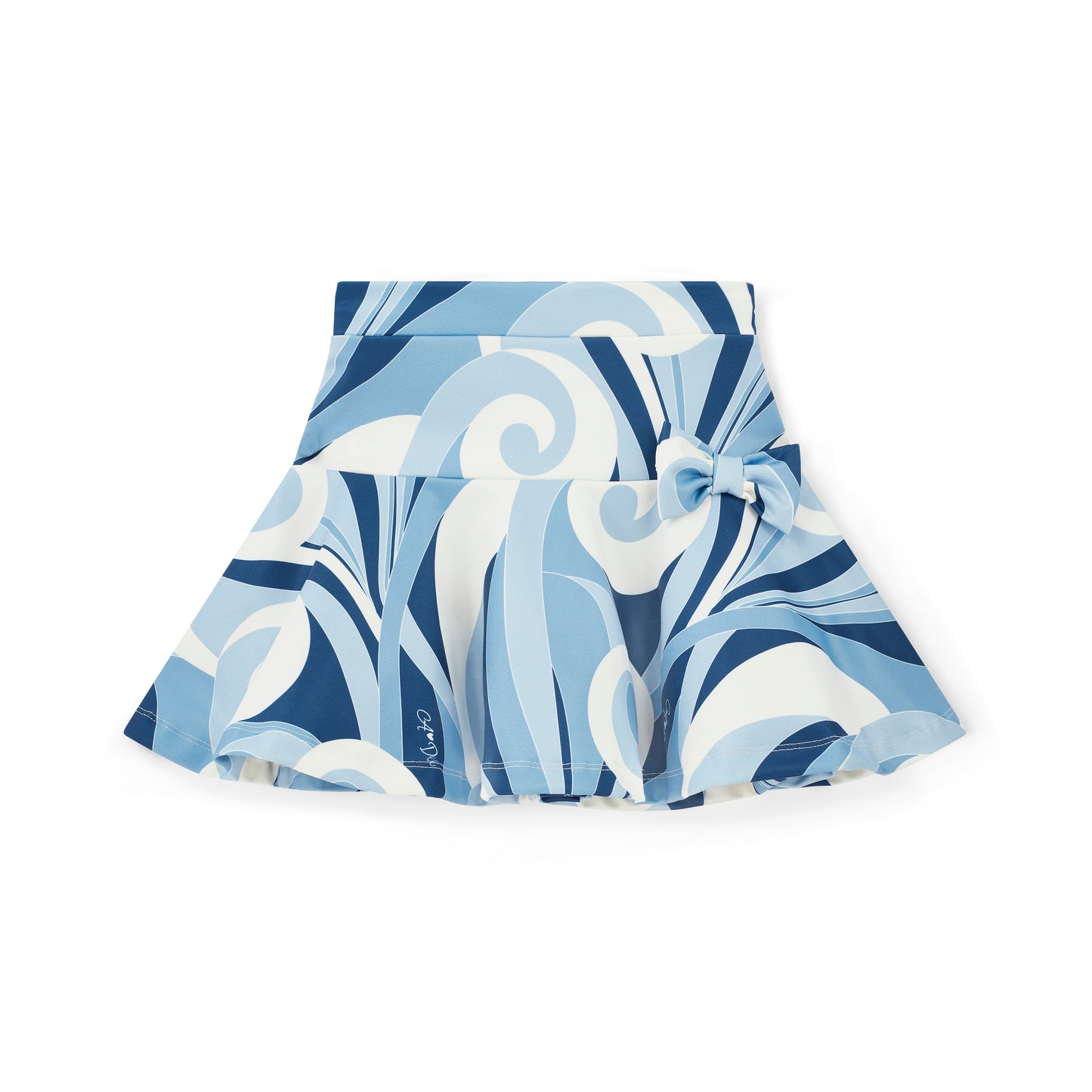 A'Dee - Powder blue and white 2 piece skirt outfit, Nellie