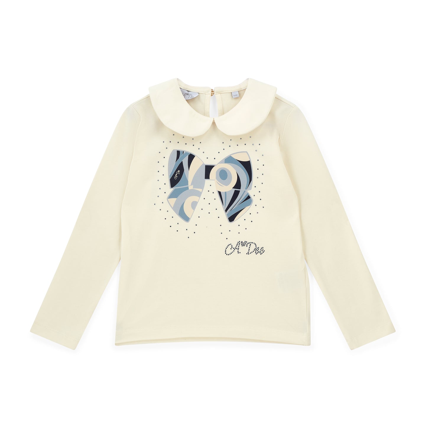 A'Dee - Powder blue and white 2 piece skirt outfit, Nellie