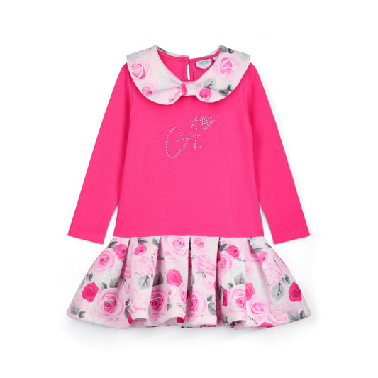A'Dee - Rose pink drop waist dress, Aspen