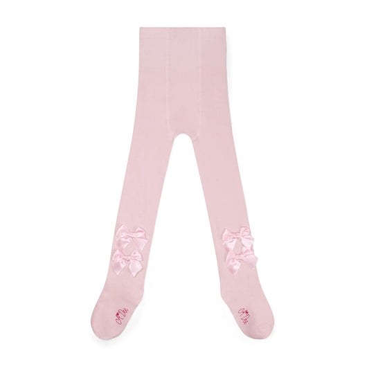 A'Dee - Bow tights, pink