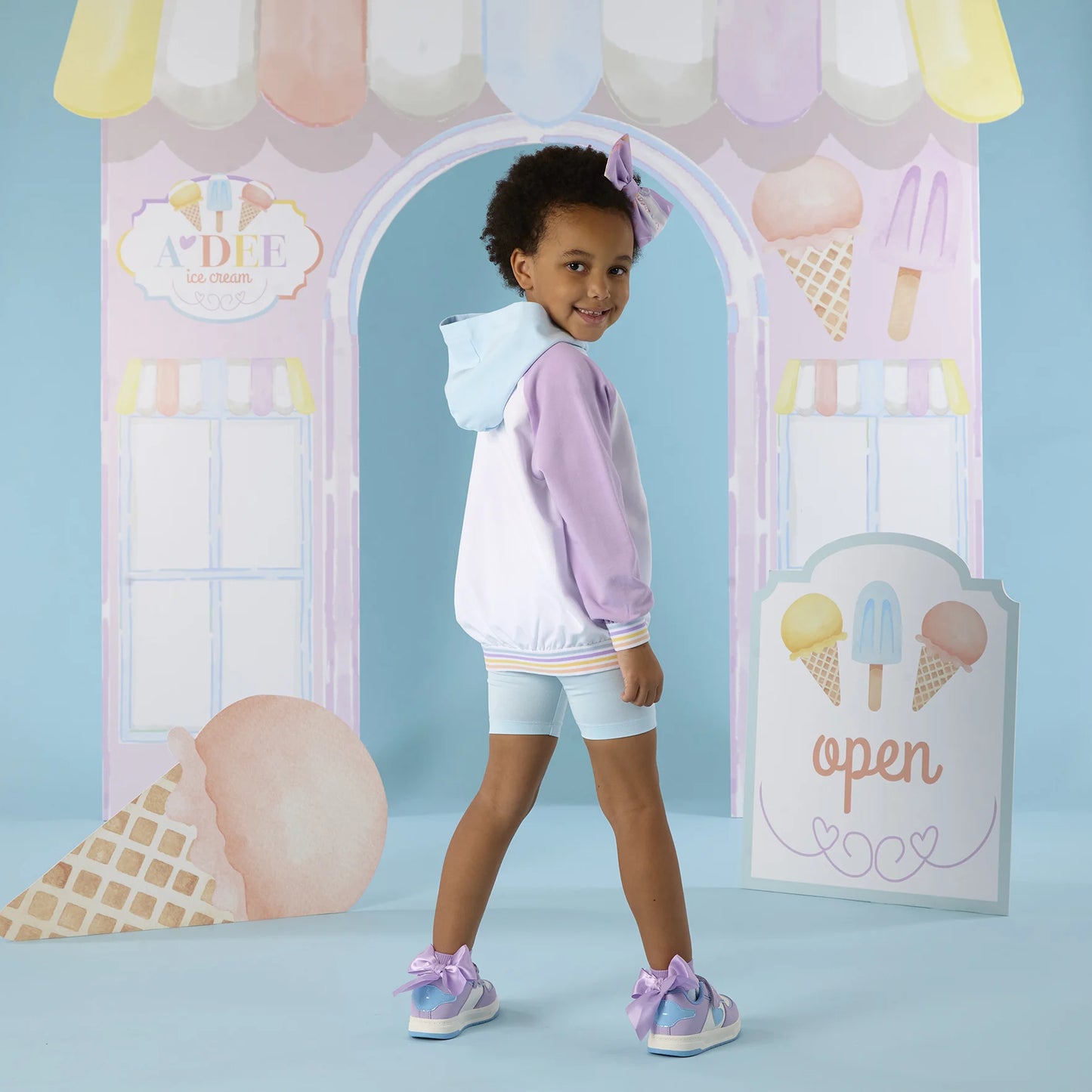 A’Dee - Ice Cream Hoody & Short Set