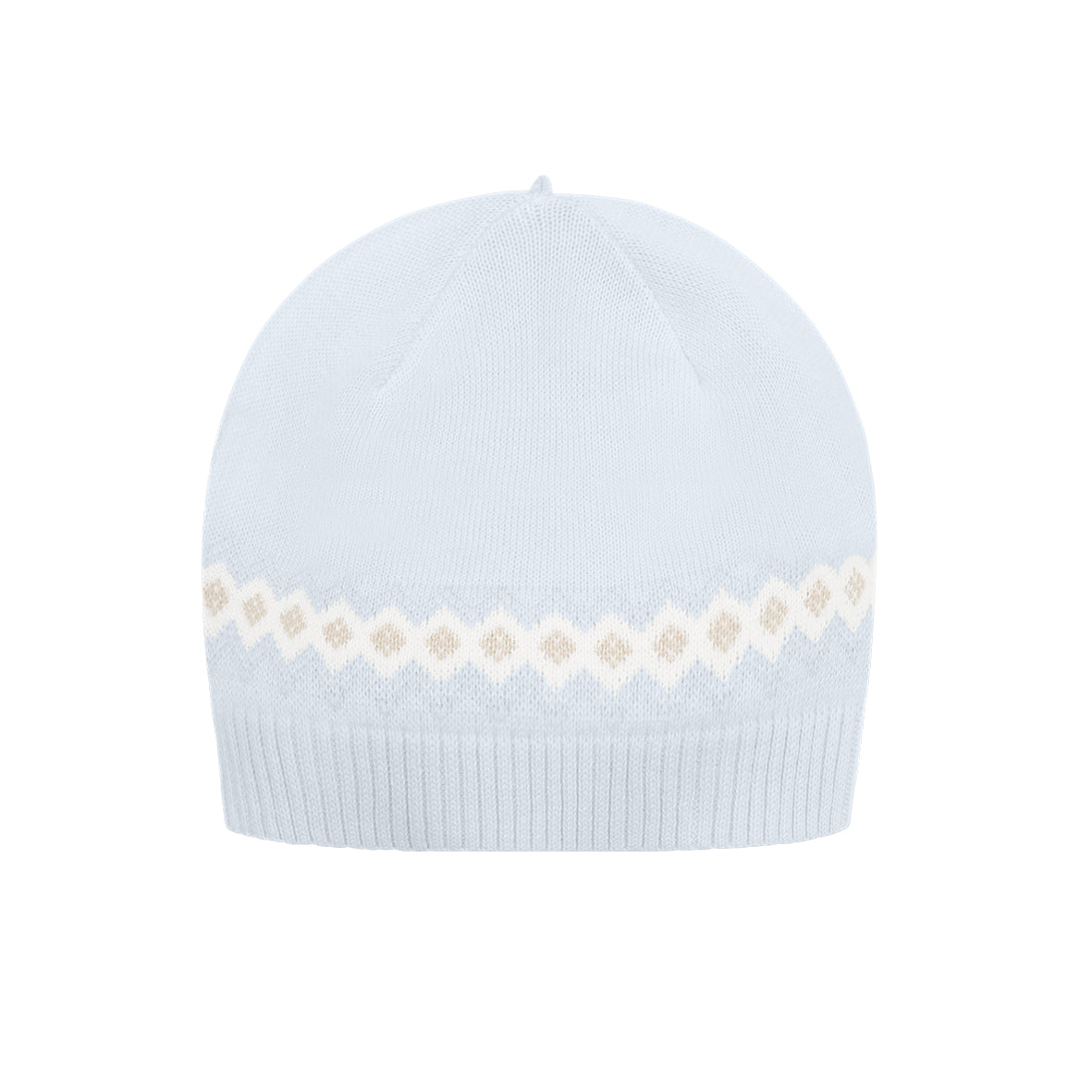 Emile et Rose - Pale blue knit, all in one and pull on hat