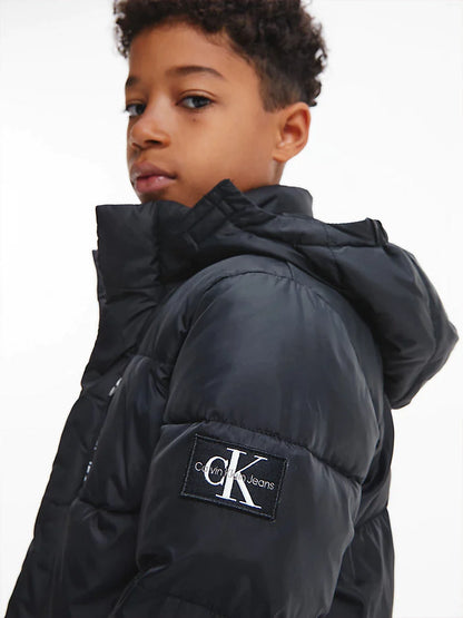 Calvin Klein, Coats & Jackets, Calvin Klein - Black padded hooded coat