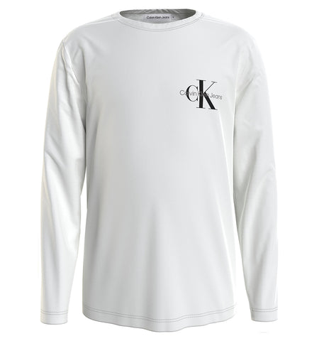 Calvin Klein, Tee shirts, Calvin Klein -  White long sleeved Tee