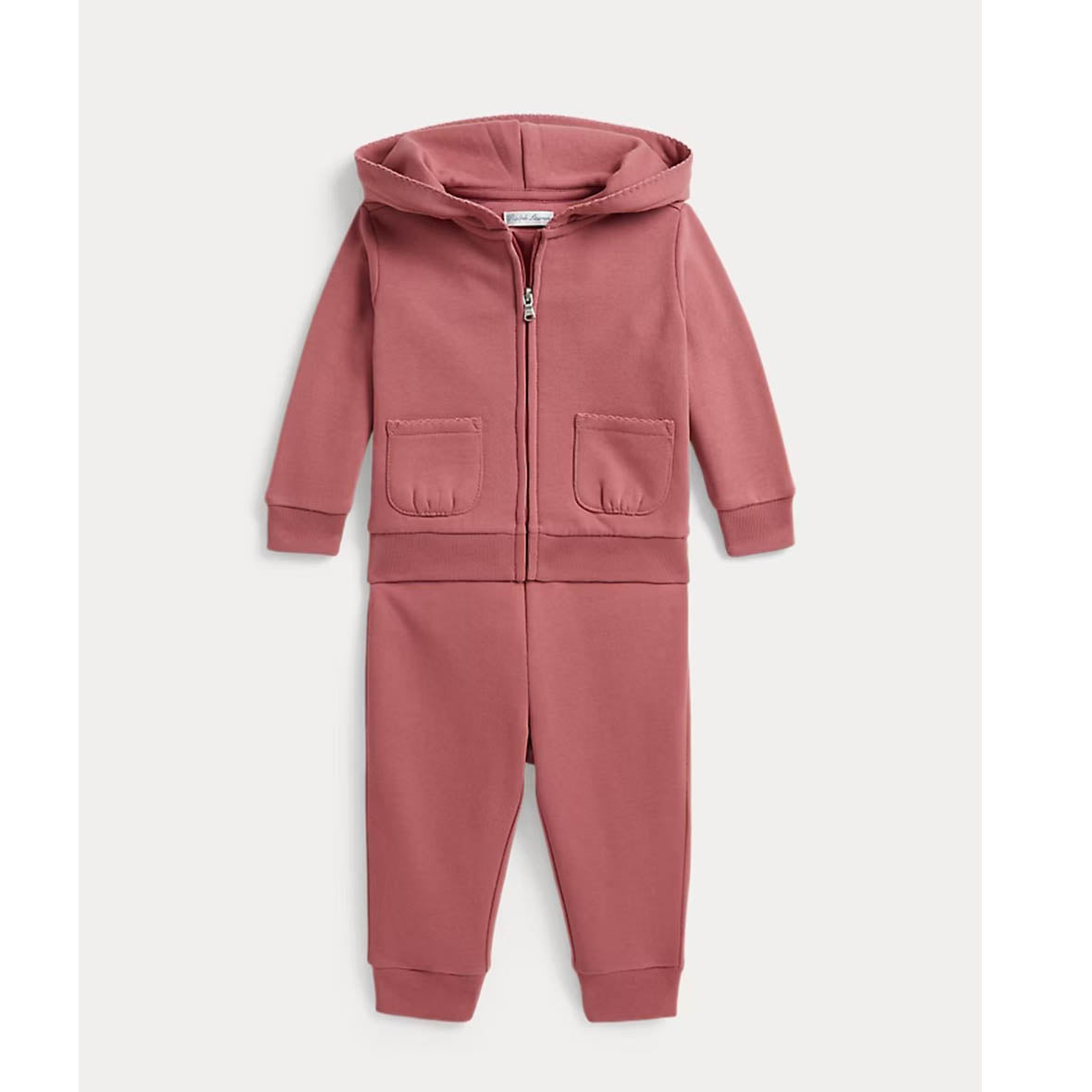 Ralph Lauren - Dusky rose pink hooded tracksuit