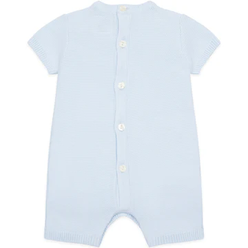 Emile et Rose, All in Ones, Emile et Rose - Pale blue  knit, all in one, shortie, James