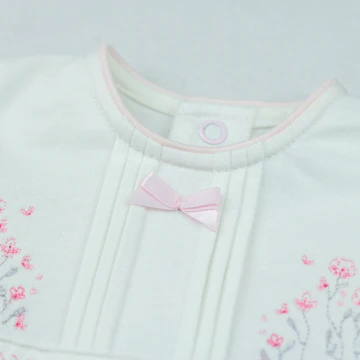 Emile et Rose, all in ones, Emile et Rose - Pink and white all in one, shortie, Jemma