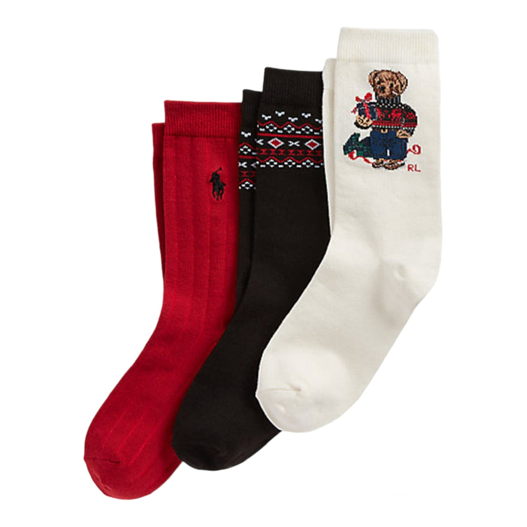 Ralph Lauren, socks, Ralph Lauren - 3pr pack socks, Christmas sock