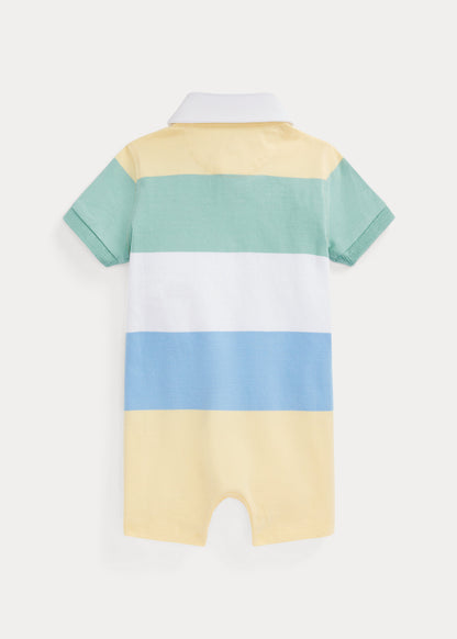 Ralph Lauren, All in ones, Ralph Lauren - Baby all in one, lemon, sage, blue, cream stripe