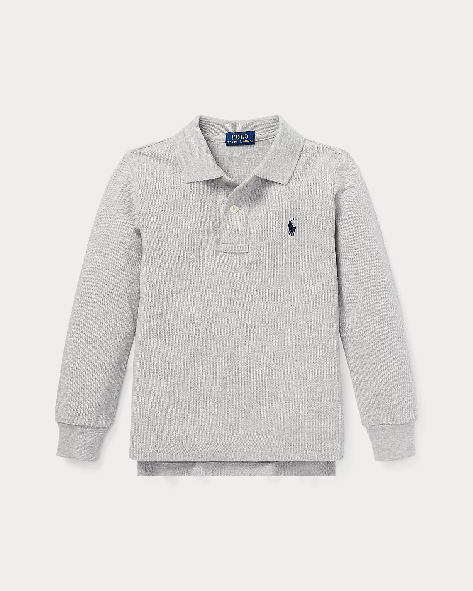 Ralph Lauren, Long sleeved polo shirt, Ralph Lauren - Grey long sleeved polo top